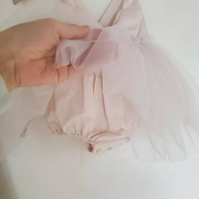 From J - Korean Baby Fashion - #babyfever - Ribbon Shasha Bodysuit - 8