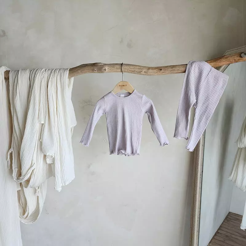 From J - Korean Baby Fashion - #babyfever - Change Rib Tee - 8