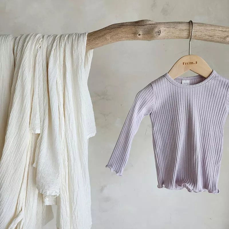 From J - Korean Baby Fashion - #babylifestyle - Change Rib Tee - 10