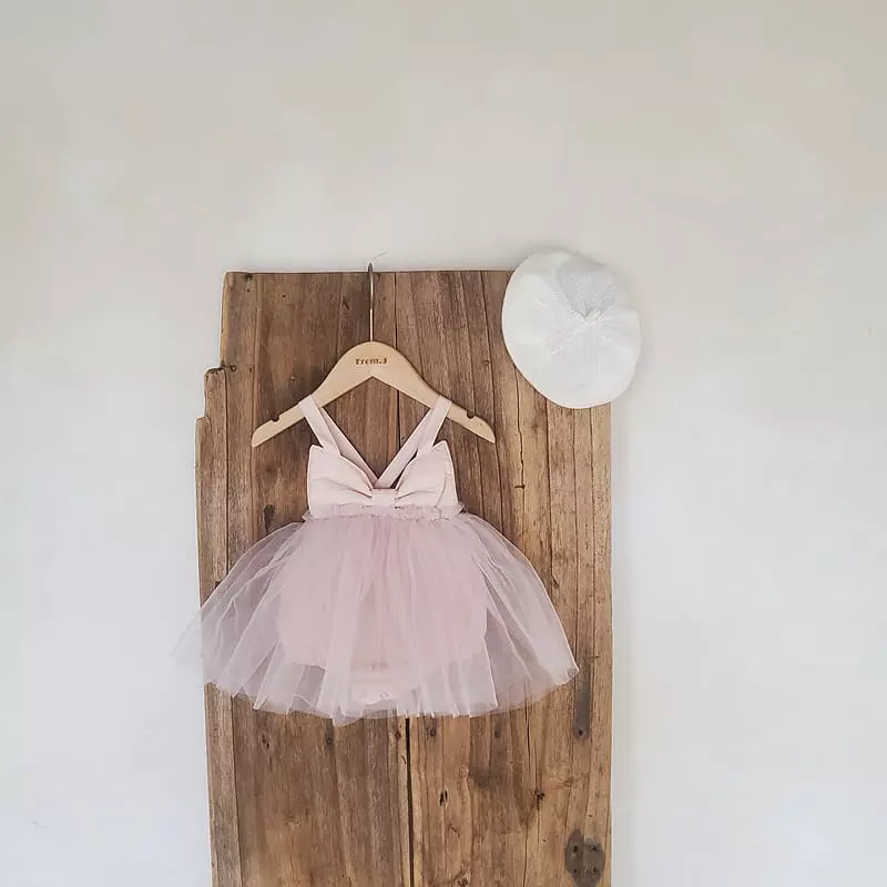 From J - Korean Baby Fashion - #babyoninstagram - Ribbon Shasha Bodysuit - 11
