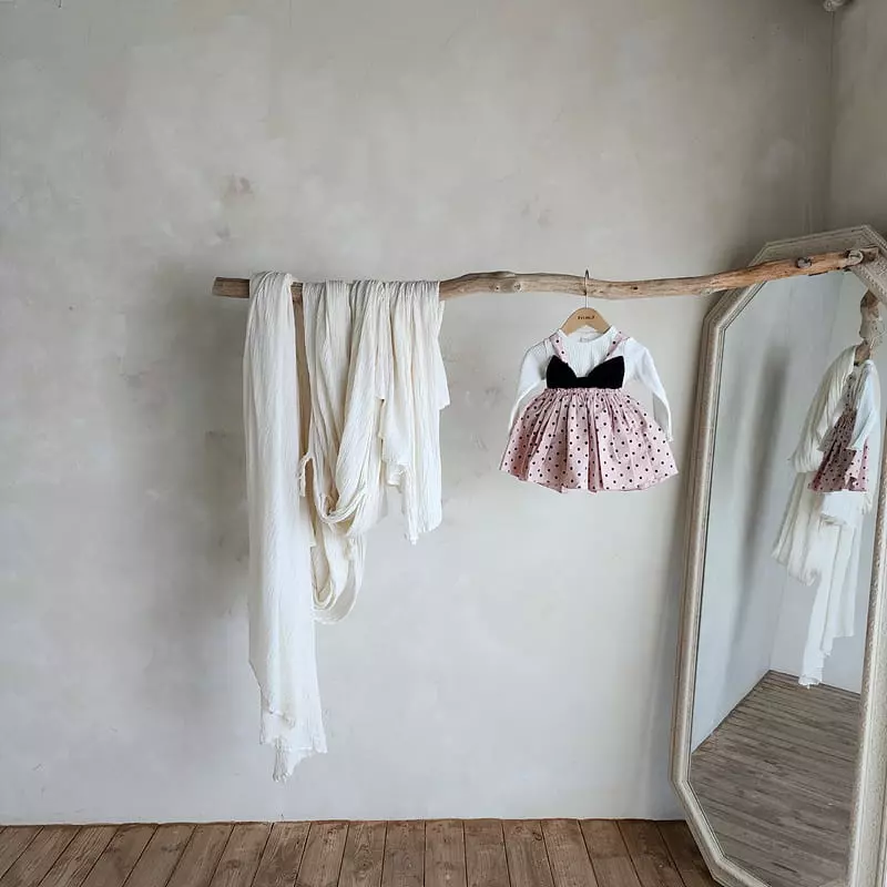 From J - Korean Baby Fashion - #babywear - Dot Ribbon Bodysuit - 11