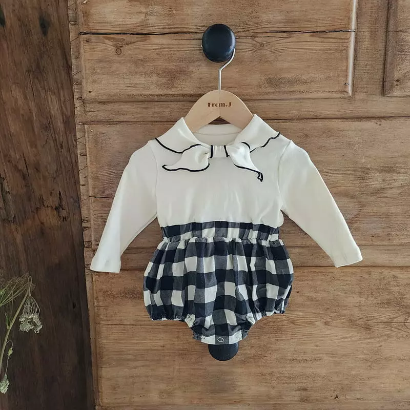 From J - Korean Baby Fashion - #babywear - Mono Ribbon Bodysuit - 6