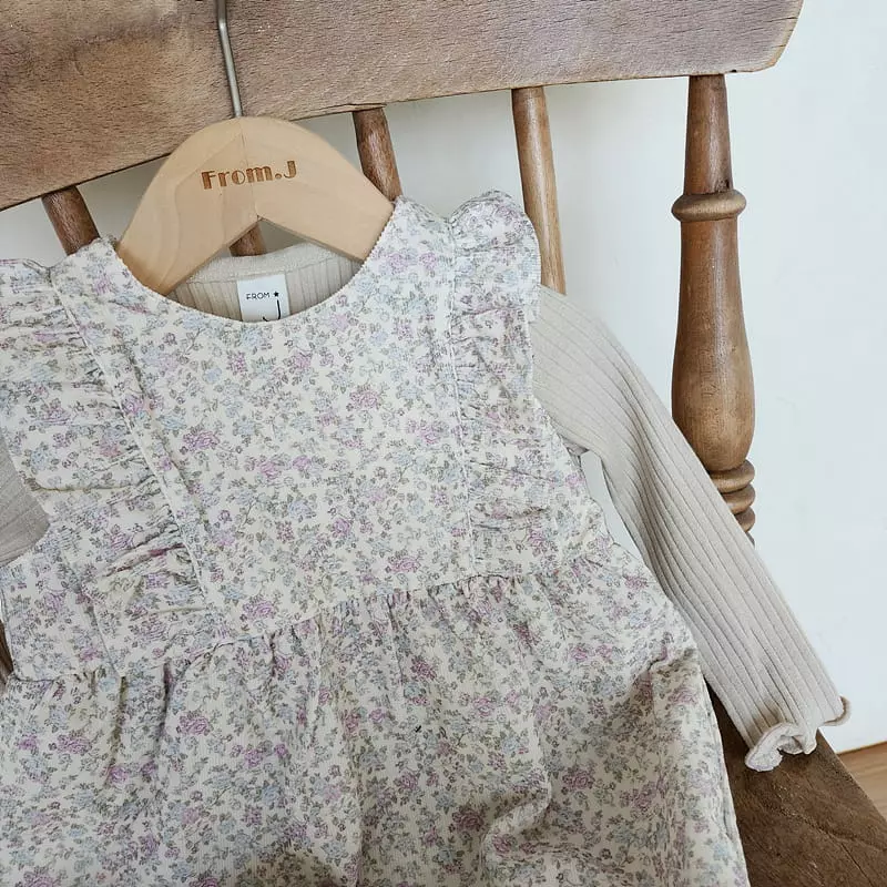 From J - Korean Baby Fashion - #onlinebabyshop - Emily Frill Bodysuit - 7