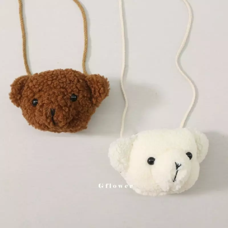 G Flower - Korean Children Fashion - #designkidswear - Bear Face Bag - 4