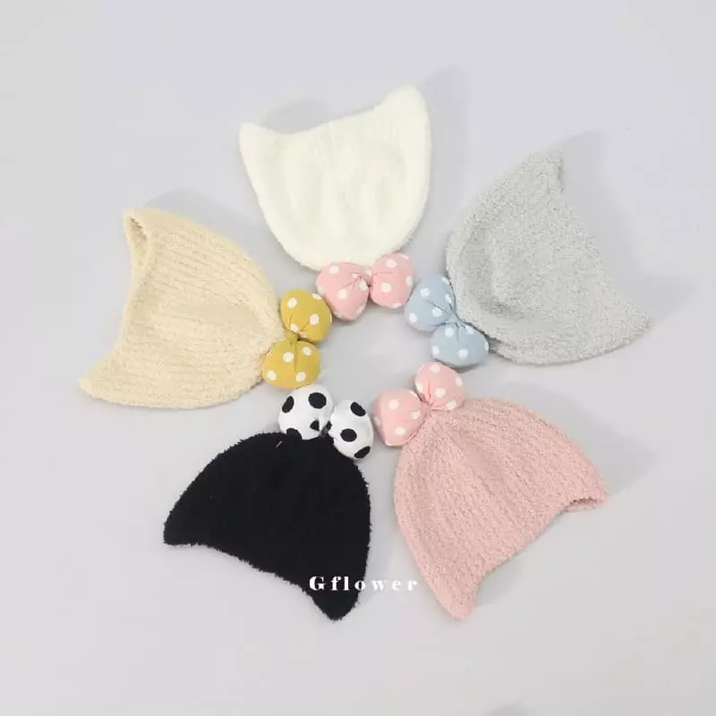 G Flower - Korean Children Fashion - #kidsstore - Soft Ribbon Beanie - 3