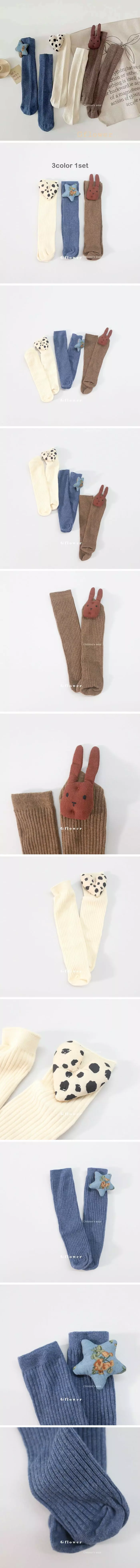 G Flower - Korean Children Fashion - #magicofchildhood - Som Doll Knee Socks