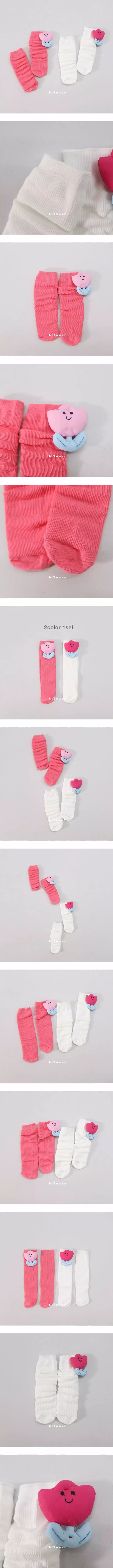 G Flower - Korean Children Fashion - #minifashionista - Smile Tulip Knee Socks