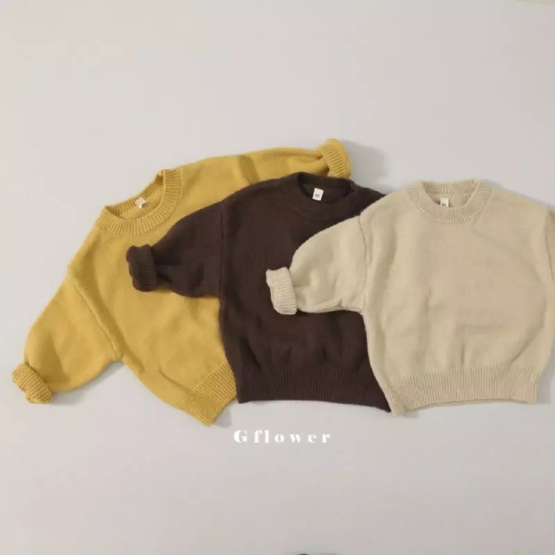 G Flower - Korean Children Fashion - #minifashionista - Modern Knit Tee