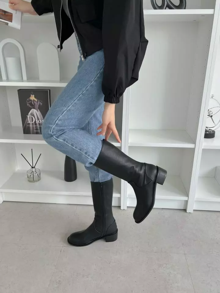Golden Shoe - Korean Women Fashion - #momslook - 1977 Boots - 6