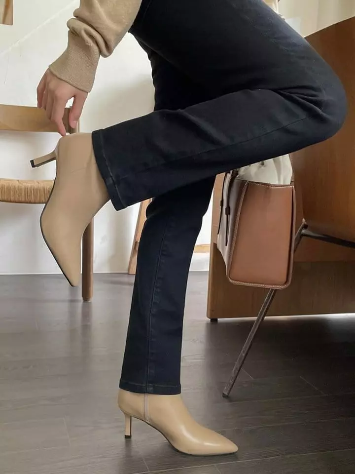 Golden Shoe - Korean Women Fashion - #momslook - 2619 Boots - 2
