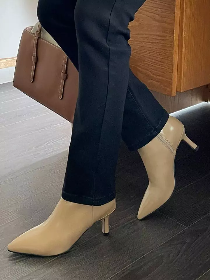 Golden Shoe - Korean Women Fashion - #momslook - 2619 Boots - 6