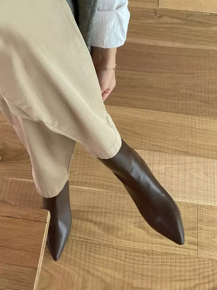 Golden Shoe - Korean Women Fashion - #momslook - 2619 Boots - 8