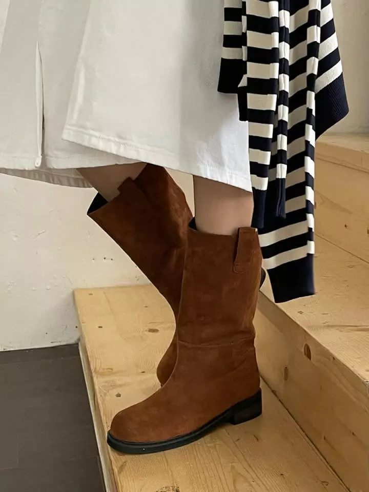 Golden Shoe - Korean Women Fashion - #momslook - 2616 Boots