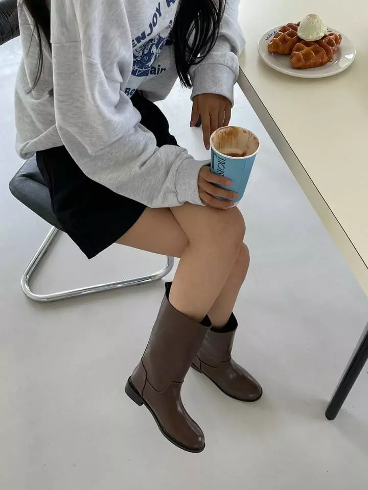 Golden Shoe - Korean Women Fashion - #momslook - 2615 Boots - 2