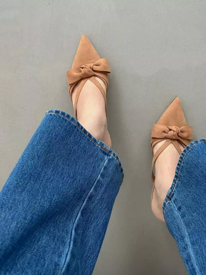 Golden Shoe - Korean Women Fashion - #momslook - 2823 Slippers