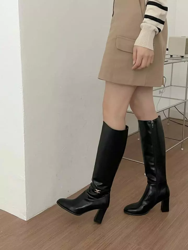 Golden Shoe - Korean Women Fashion - #momslook - 2818 Boots - 10
