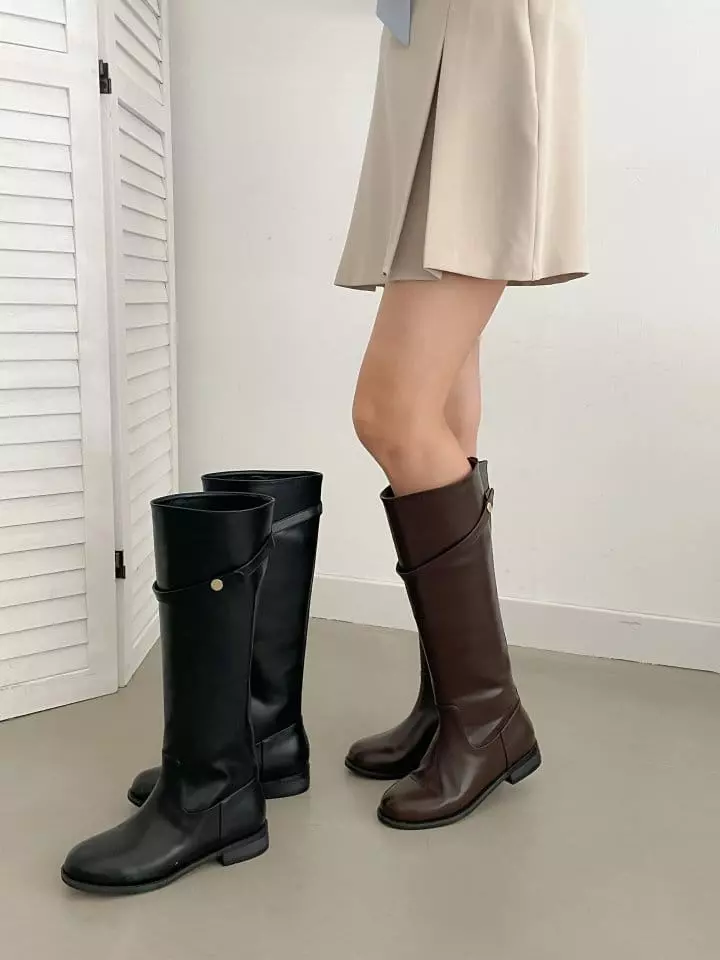 Golden Shoe - Korean Women Fashion - #momslook - 2817 Boots - 7