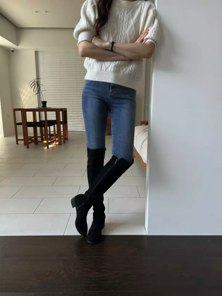 Golden Shoe - Korean Women Fashion - #momslook - 1749 Boots - 5