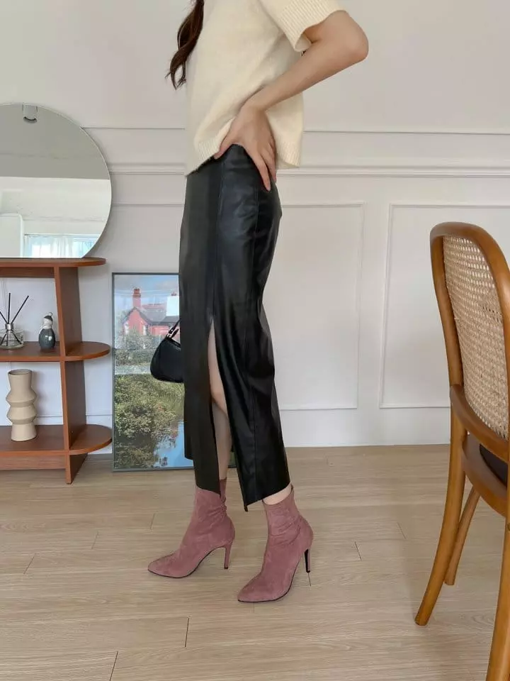 Golden Shoe - Korean Women Fashion - #momslook - 1747 Boots - 4