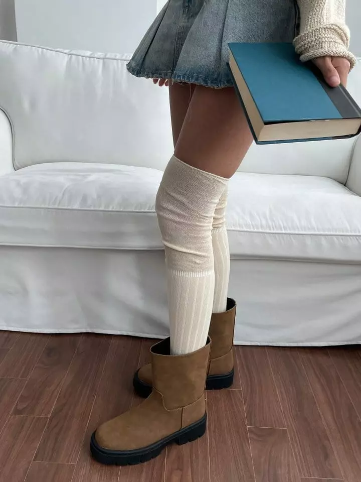 Golden Shoe - Korean Women Fashion - #momslook - 7207 Boots - 6