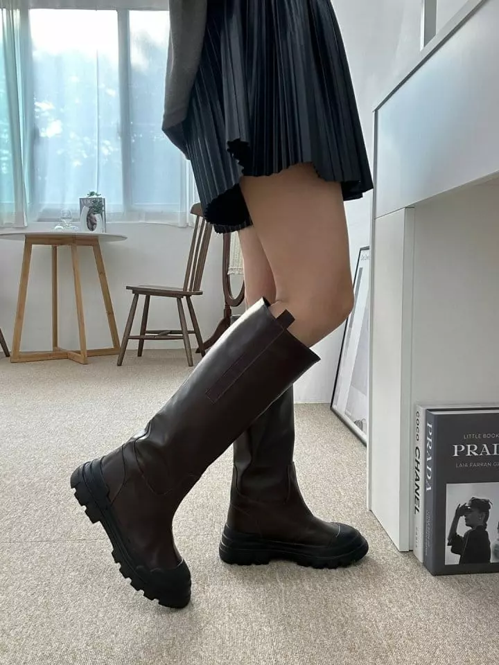 Golden Shoe - Korean Women Fashion - #momslook - 566 Boots - 2