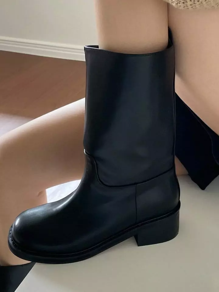 Golden Shoe - Korean Women Fashion - #momslook - 2614 Boots