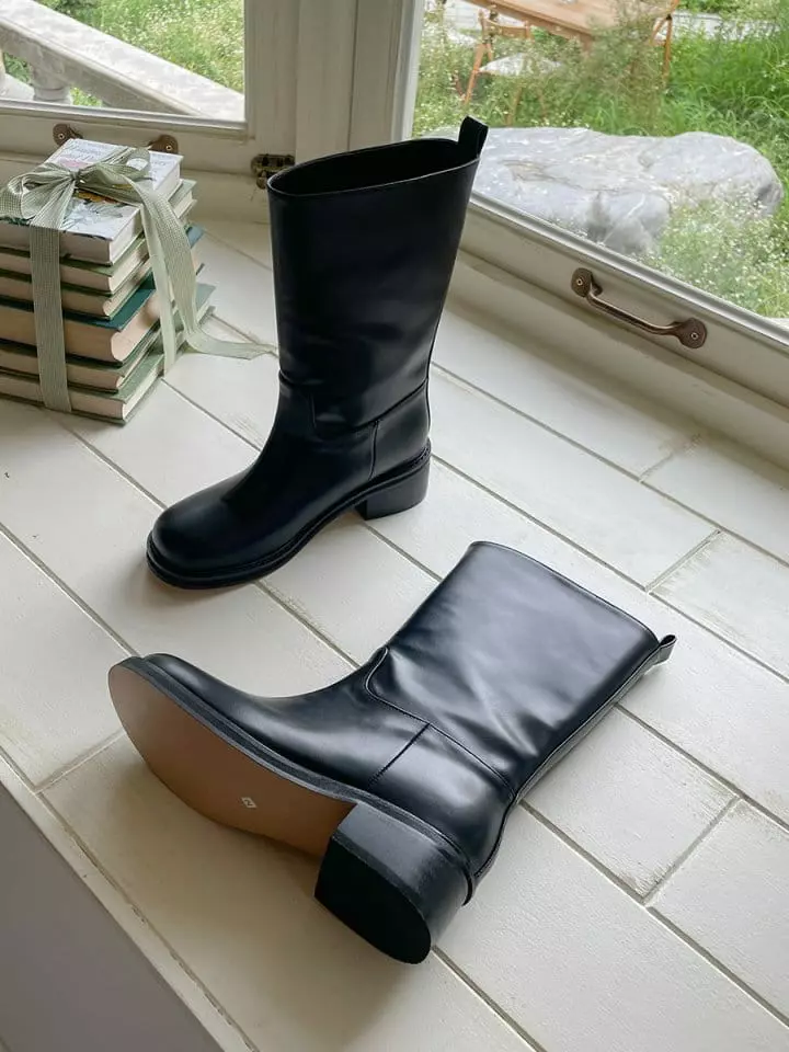 Golden Shoe - Korean Women Fashion - #momslook - 2614 Boots - 3