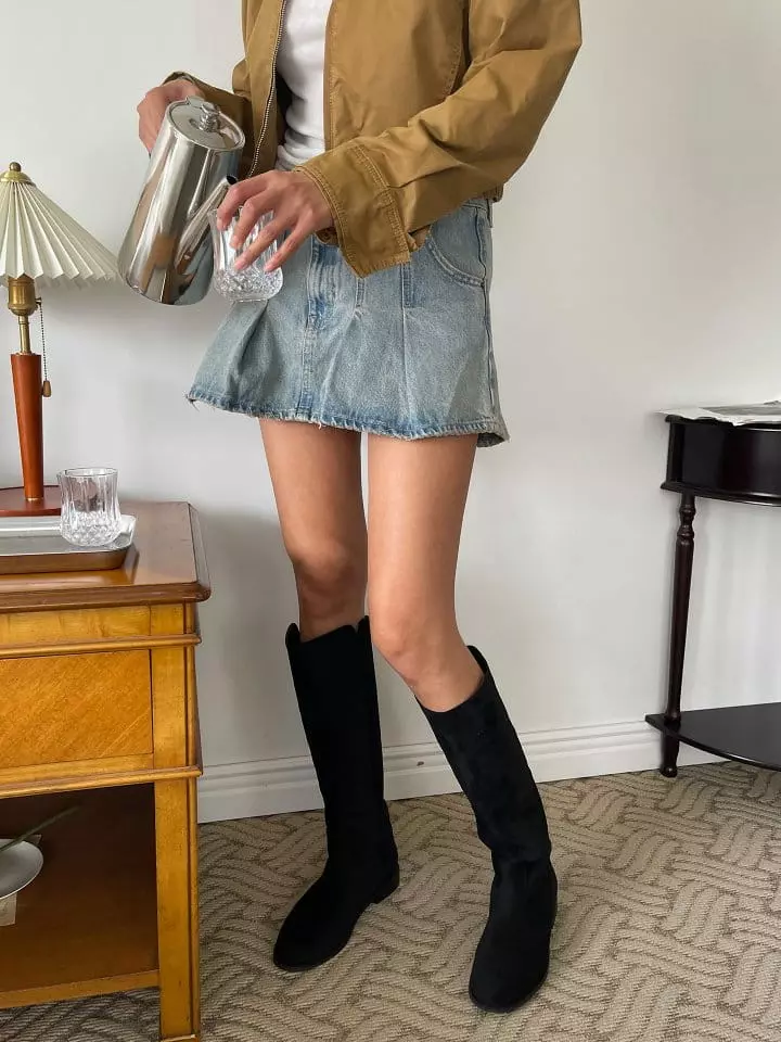 Golden Shoe - Korean Women Fashion - #momslook - 8242 Boots - 7