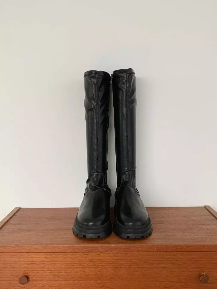 Golden Shoe - Korean Women Fashion - #momslook - 1123 Boots