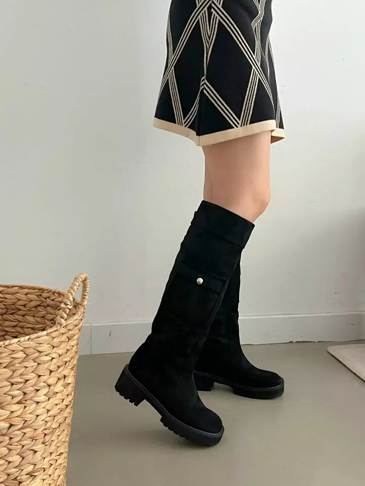 Golden Shoe - Korean Women Fashion - #momslook - 3408 Boots - 2