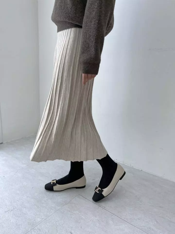 Golden Shoe - Korean Women Fashion - #momslook - 20 Flats - 9