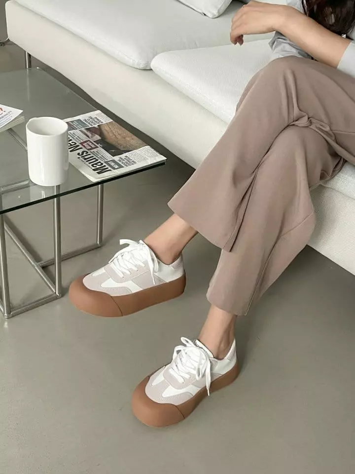 Golden Shoe - Korean Women Fashion - #momslook - 522 Sneakers - 9