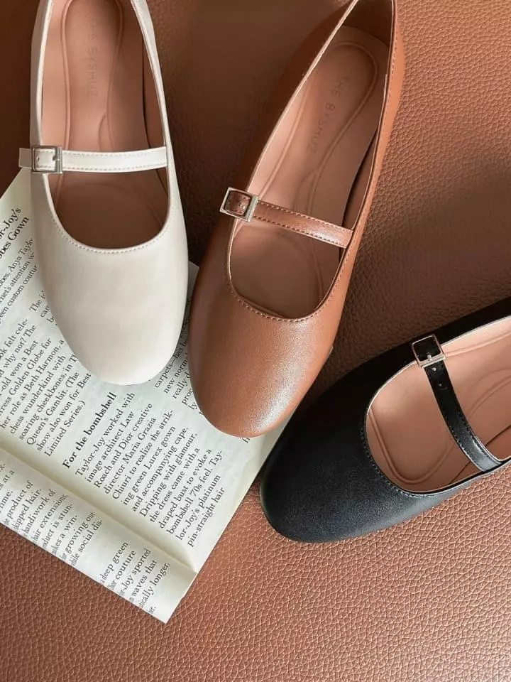 Golden Shoe - Korean Women Fashion - #momslook - 18 Flats - 7