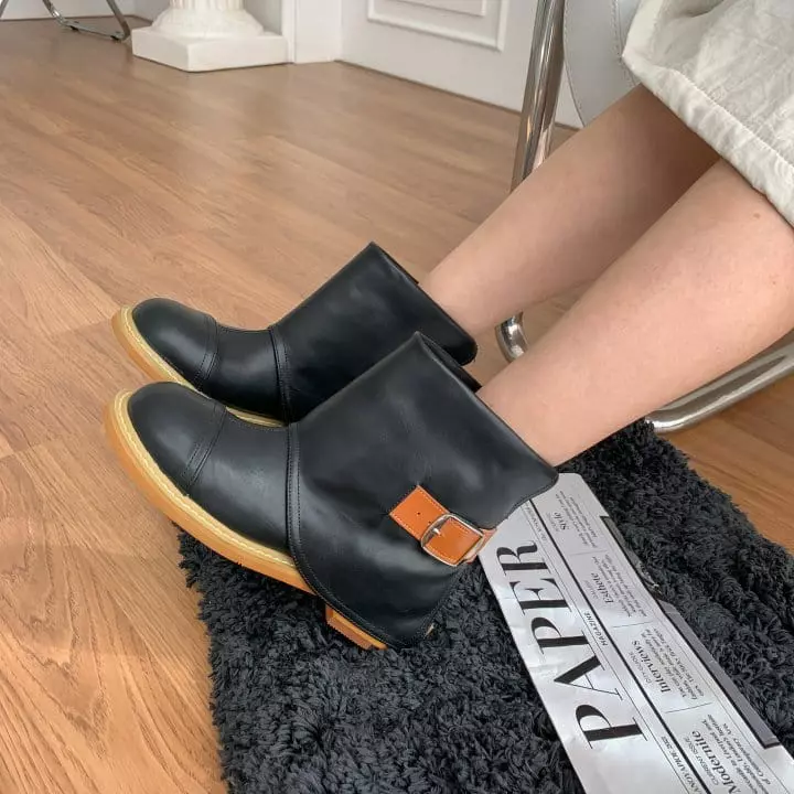 Golden Shoe - Korean Women Fashion - #momslook - ba374 Boots