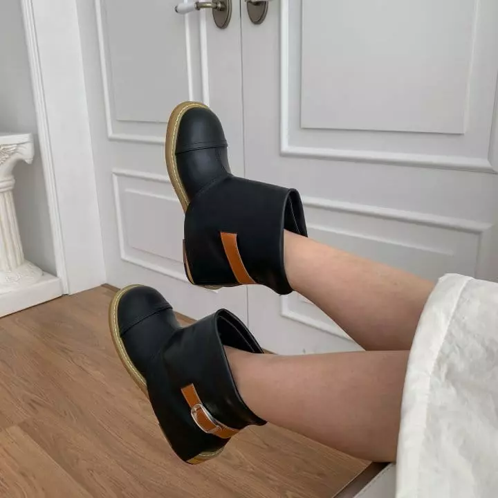 Golden Shoe - Korean Women Fashion - #momslook - ba374 Boots - 5