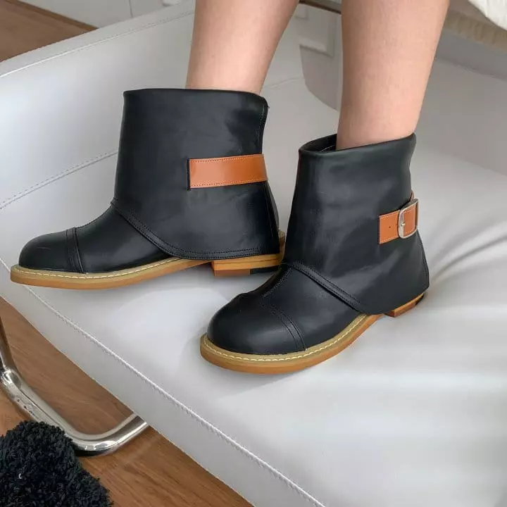 Golden Shoe - Korean Women Fashion - #momslook - ba374 Boots - 7