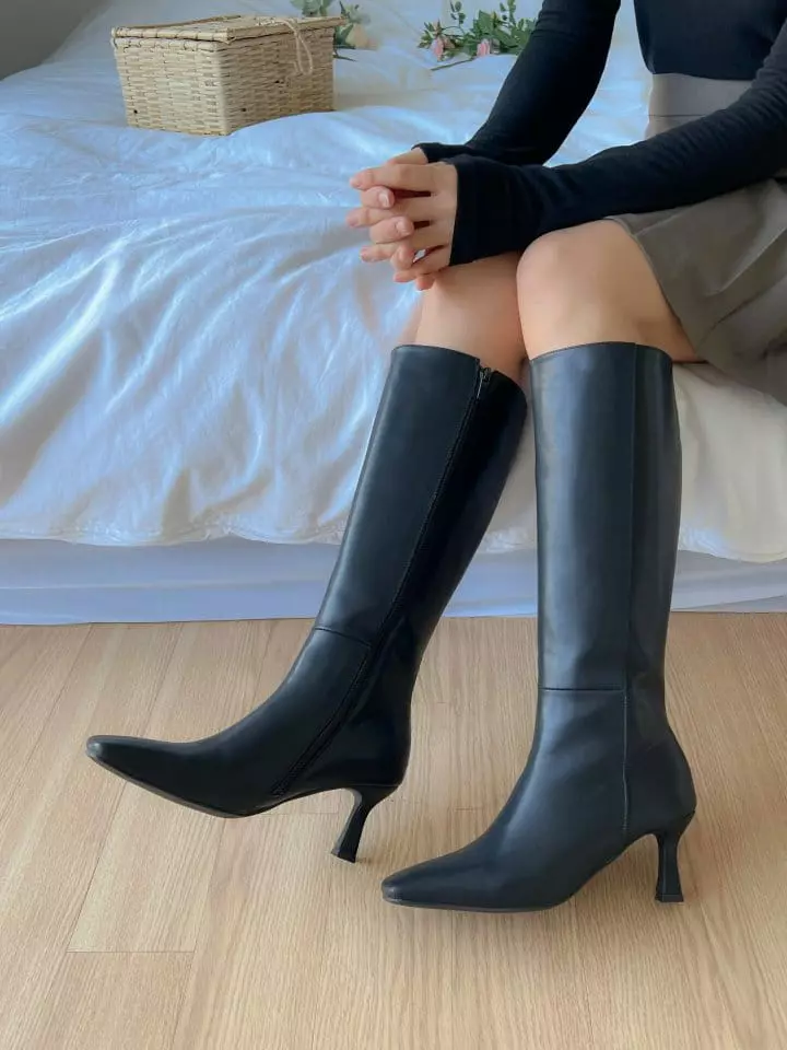 Golden Shoe - Korean Women Fashion - #momslook - u8238 Boots - 5
