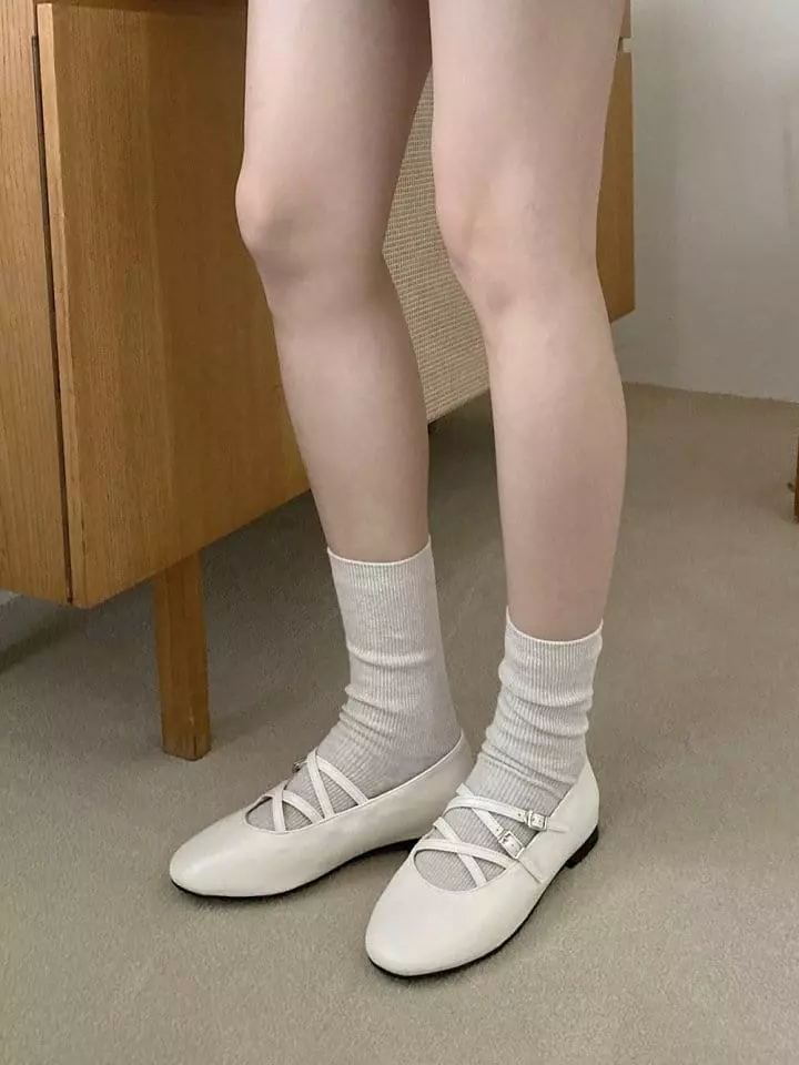 Golden Shoe - Korean Women Fashion - #momslook - fa1415 Flats - 8