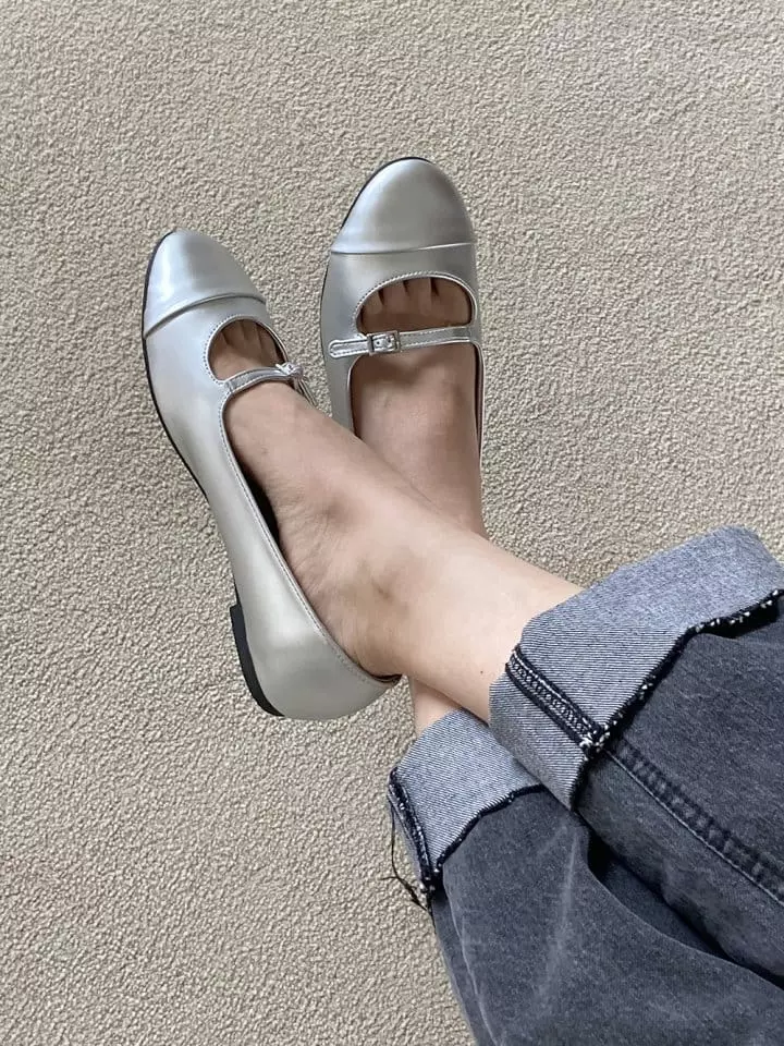 Golden Shoe - Korean Women Fashion - #momslook - fa1413 Flats - 3
