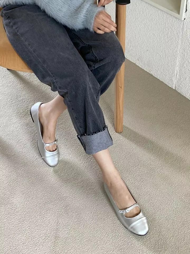 Golden Shoe - Korean Women Fashion - #momslook - fa1413 Flats - 5
