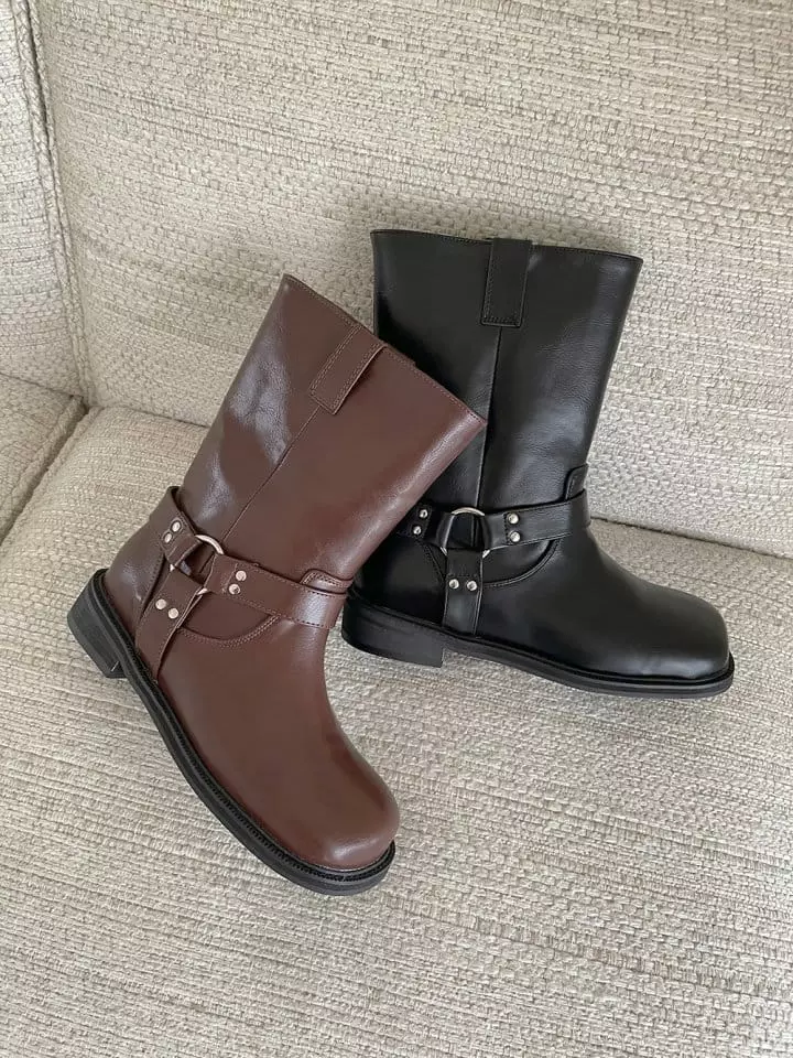 Golden Shoe - Korean Women Fashion - #momslook - fa1410 Boots - 6
