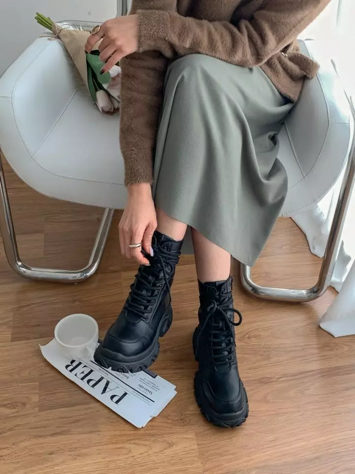 Golden Shoe - Korean Women Fashion - #momslook - ba373 Boots - 11