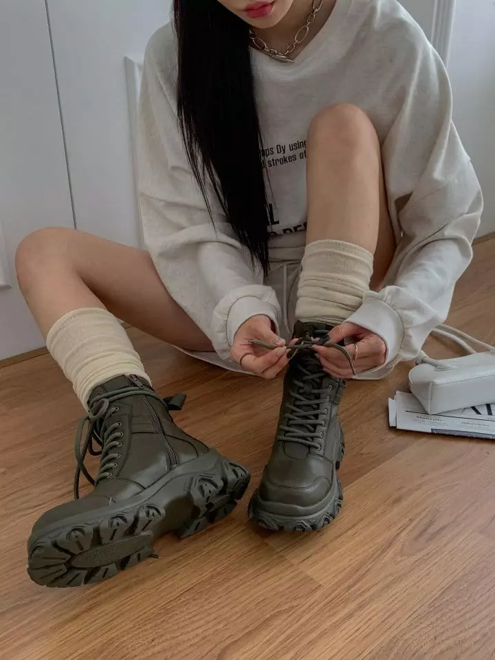 Golden Shoe - Korean Women Fashion - #momslook - ba373 Boots - 3