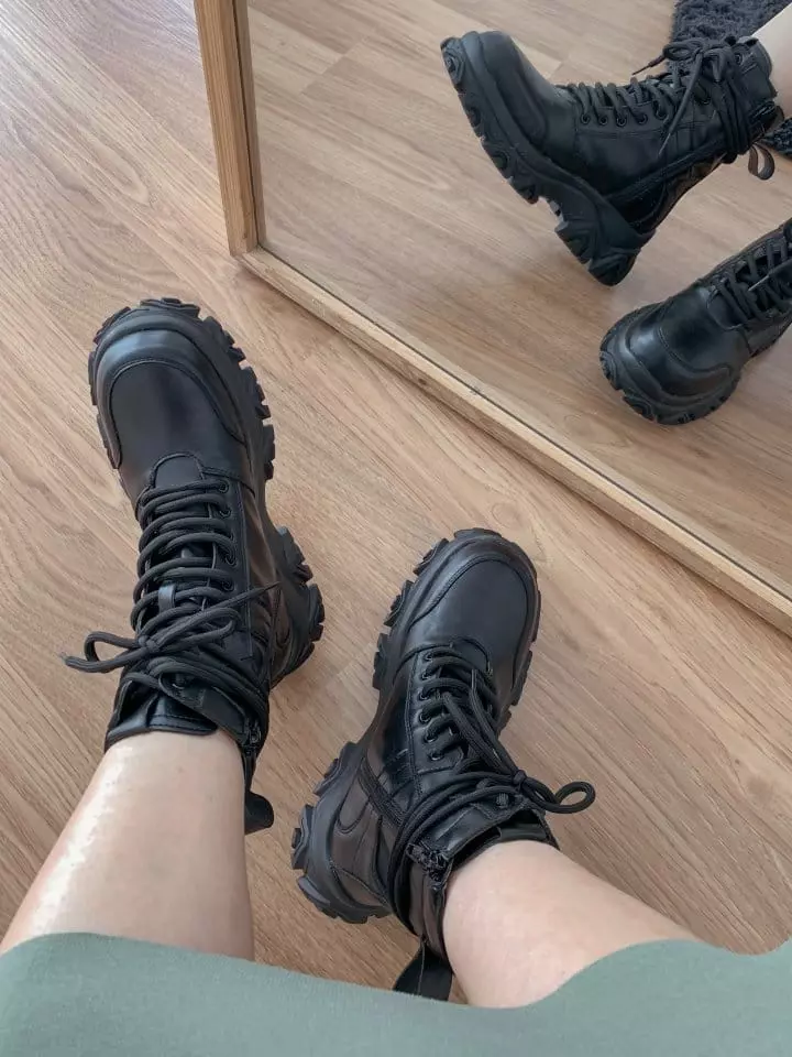 Golden Shoe - Korean Women Fashion - #momslook - ba373 Boots - 5