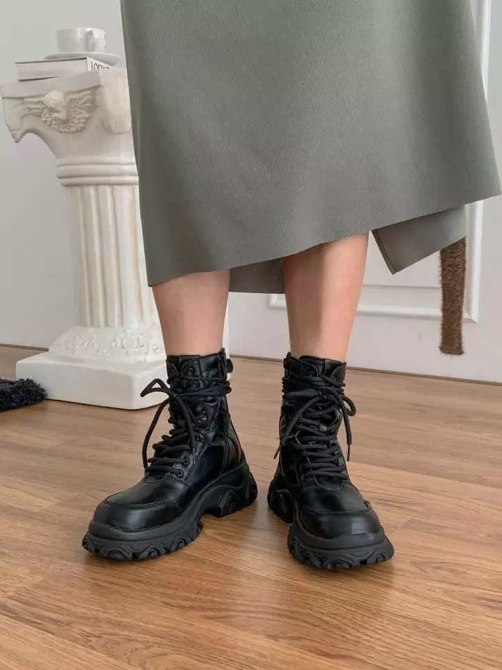 Golden Shoe - Korean Women Fashion - #momslook - ba373 Boots - 7
