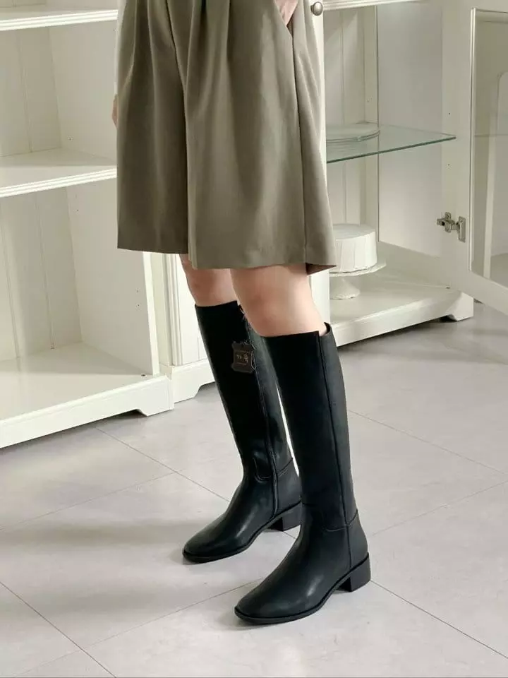 Golden Shoe - Korean Women Fashion - #momslook - by028 Boots - 8
