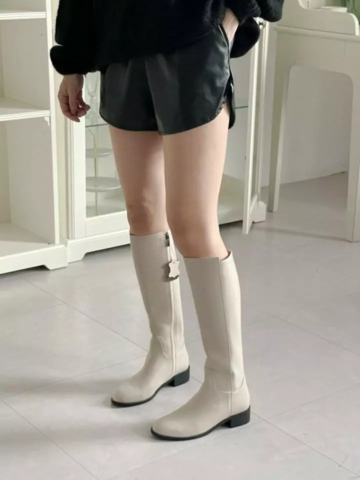 Golden Shoe - Korean Women Fashion - #momslook - by027 Boots - 7