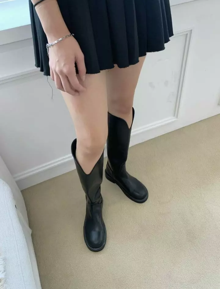 Golden Shoe - Korean Women Fashion - #momslook - 1071 Boots - 3