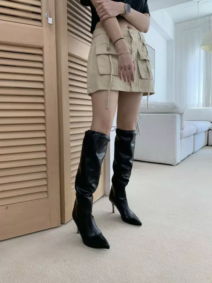 Golden Shoe - Korean Women Fashion - #momslook - 1068 Boots - 7