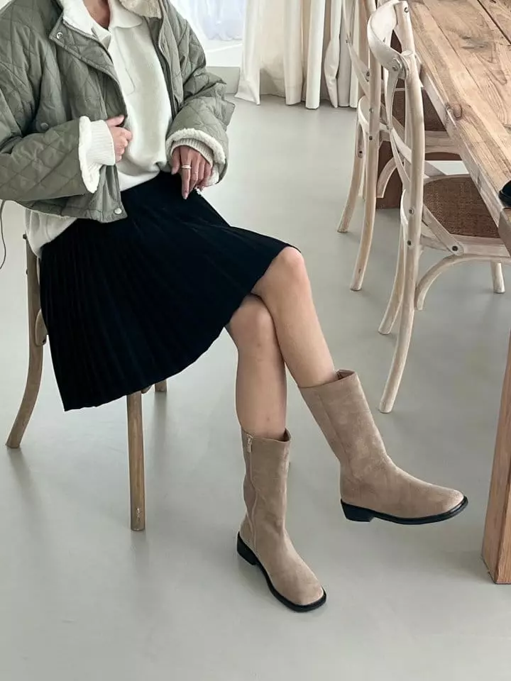 Golden Shoe - Korean Women Fashion - #momslook - 2336 Boots - 5